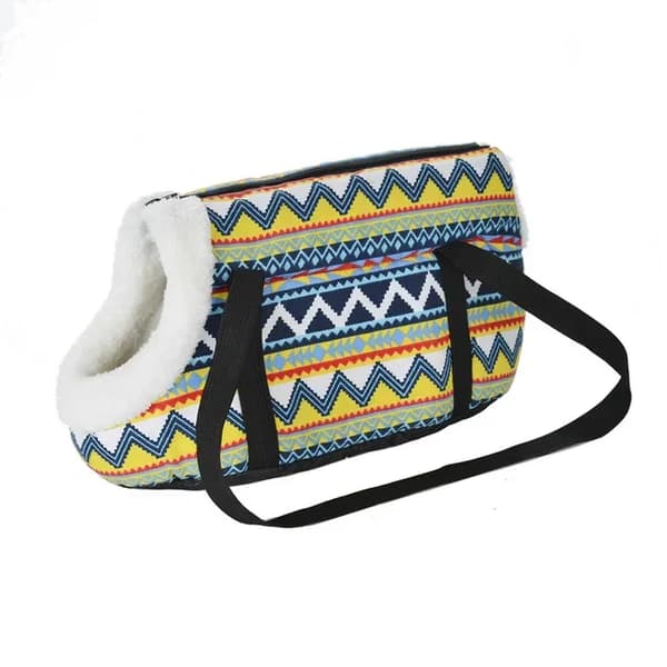 Hundetransportør, Åndbar, Alsidig Design,med pels, S 40 x 18 x 20 CM