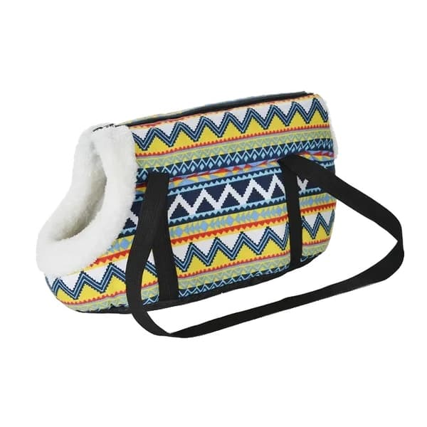 Hundetransportør, Åndbar, Alsidig Design,med pels, S 40 x 18 x 20 CM