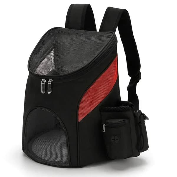 Rygsække, Bærbart Design, Åndbart Materiale,L for 0-6Kg, Sort-Rød