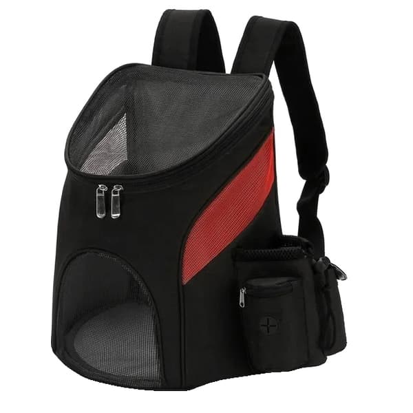Rygsække, Bærbart Design, Åndbart Materiale,L for 0-6Kg, Sort-Rød
