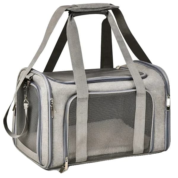 Hundryggsäck, Vattentät, Godkänd av Flygbolag,Grå, L 50x34x34cm