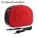 Miniatyrbillede 2 af 2: Pet Carrier, Åndbar, Sammenfoldelig,m 43x31x29cm rød