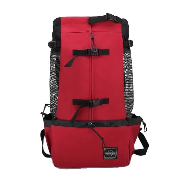 Hundryggsäck, Andningsbar, Lättviktig,Röd, XL-dräkt 15-28kg