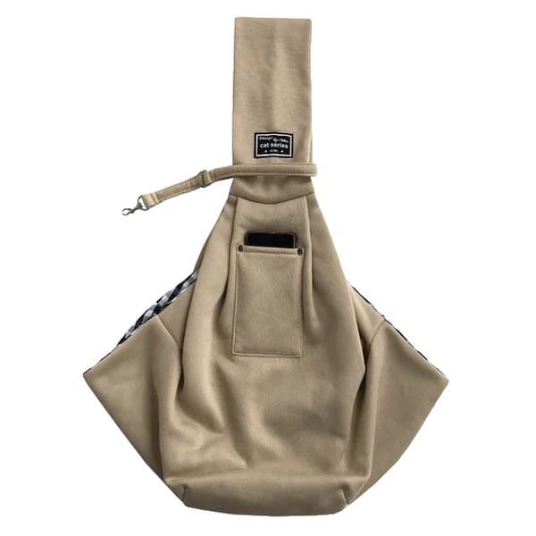 Lemmikkireppu, kädet vapaana -suunnittelu, turvallinen lukitus,Beige