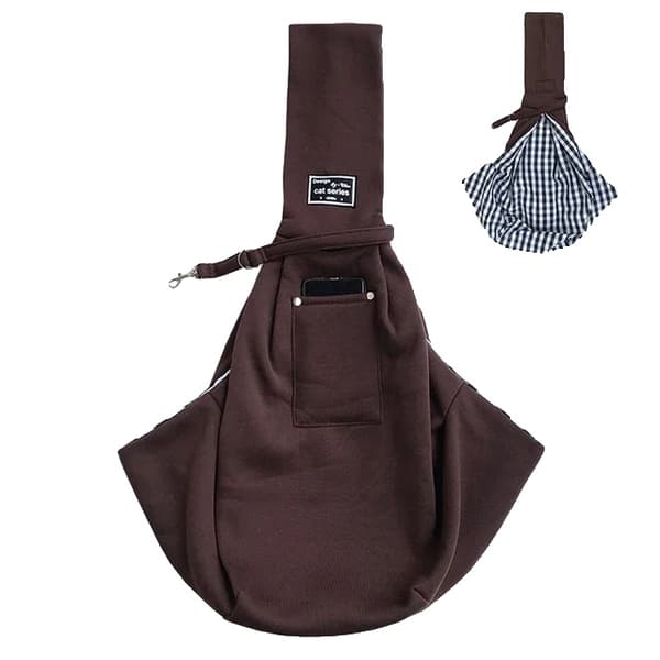 Pet Ryggsäck, Handsfree Design, Säkerhetslås,Kaffe