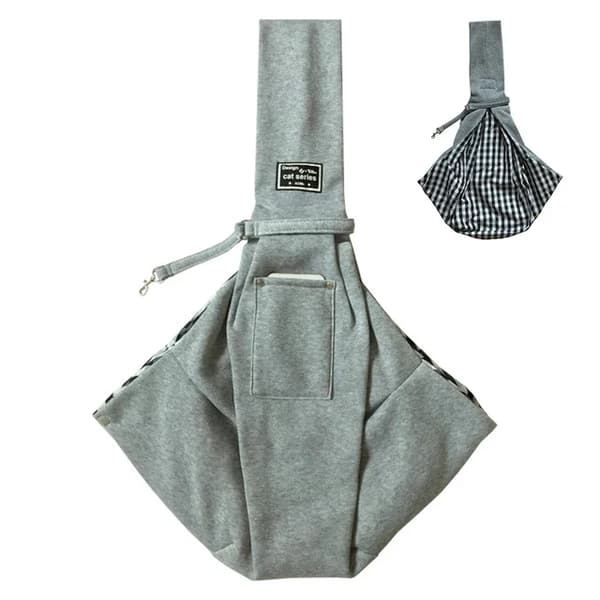 Lemmikkikantaja, hands-free-muotoilu, käännettävä ominaisuus,Harmaa