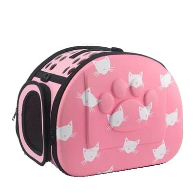 Husdjurstransportväska, Andningsbar, Moderiktig Stil,rosa 43x31x29cm m, som på bilden