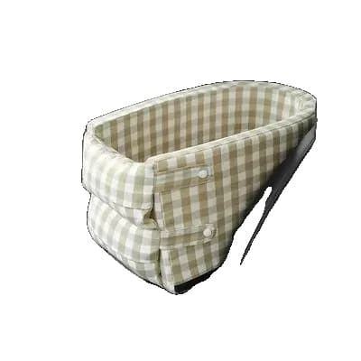 Lemmikkiauton istuin, keskitetty ohjaus turvallisuus, kannettava sänky,Khaki, 42x20x22cm