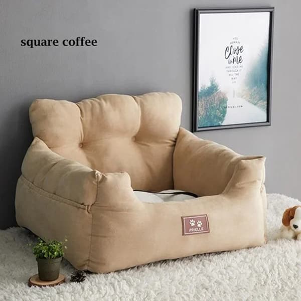 Pet Carrier, Sikkerhedsseler, Miljøvenlige Materialer,B-Quadrat Kaffe
