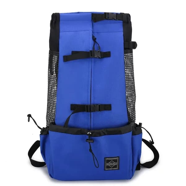 Hundryggsäck, Andningsbar, Lättviktig,Blå, L-dräkt 8-16kg