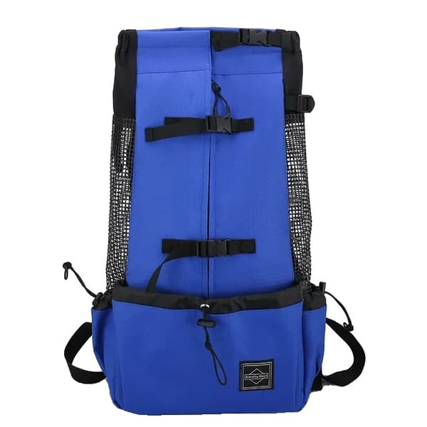 Hundryggsäck, Andningsbar, Lättviktig,Blå, L-dräkt 8-16kg