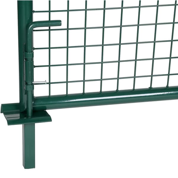 Garden Door - Double Gate - inklusive lås og 3 taster - 100 x 320 cm - Grøn