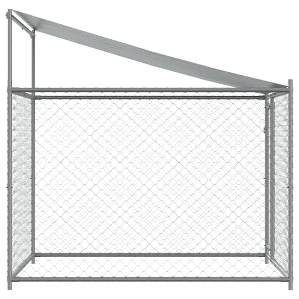 Hundhage/hundgård med tak och dörr