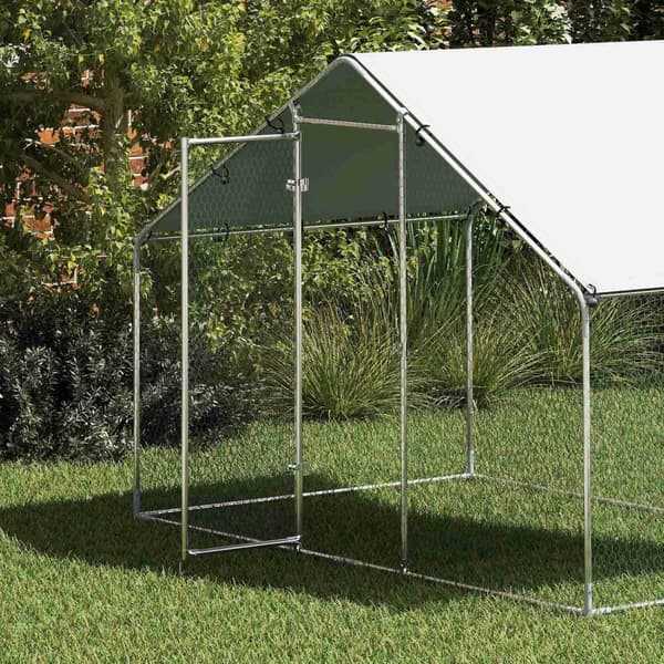 Rootz Chicken Run - siipikarjan kynä - Linnujen kotelo - turvallinen ja kestävä - 3M x 1,7m x 1,9 metriä