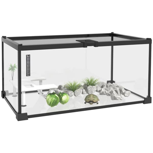 Rootz Reptile Box -avelsbehållare - Terrarium - Hus - enkel observation - 50 cm x 30 cm x 25 cm