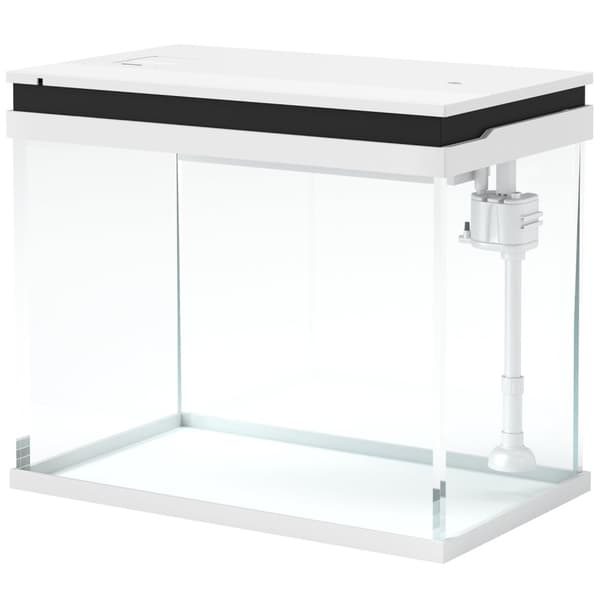 Rootz 41 litran lasi akvaario - Kalasäiliö - LED -akvaariot - Helppo huolto - 48 cm x 30 cm x 41 cm