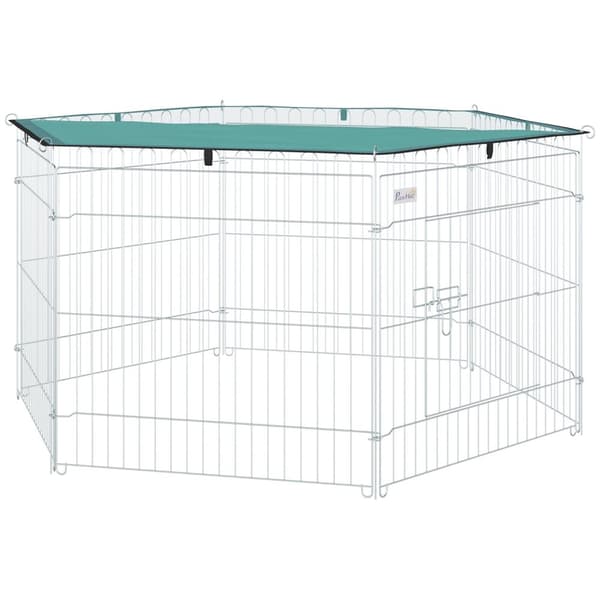 Rootz Modular Steel Run - Kæledyrskabeling - Dyre Playpen - Robust & Exultable - 120 x 60 cm - Indendørs/udendørs brug