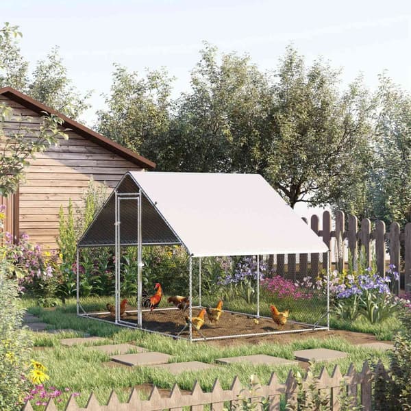Rootz Outdoor Chicken Coop - Poultry House - Animal Inclosure - Weatherproof Protection - 3M x 2M x 2M