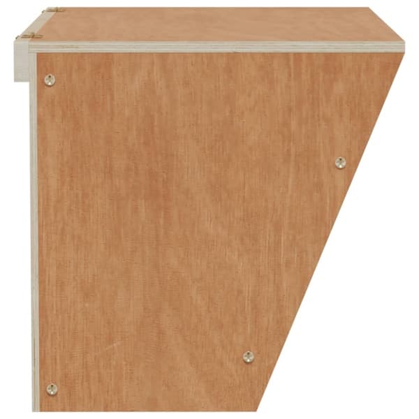 vidaXL kaninfoderautomat 25x18,5x20,5 cm massivt fyrretræ