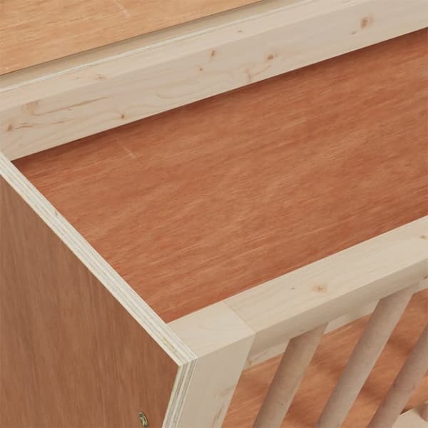 vidaXL Høymater for kanin 37x18,5x23 cm heltre gran