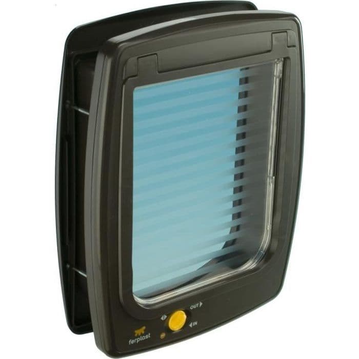 FERPLAST Gungplast kattflik - 31 x 9,6 x 38,4 cm - Brun - För medelstora hundar