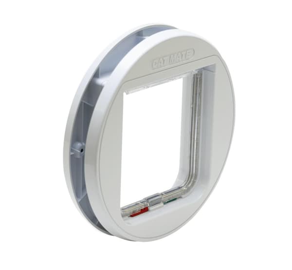 Cat Mate katteklap i glasbeslag – hvid (210W)