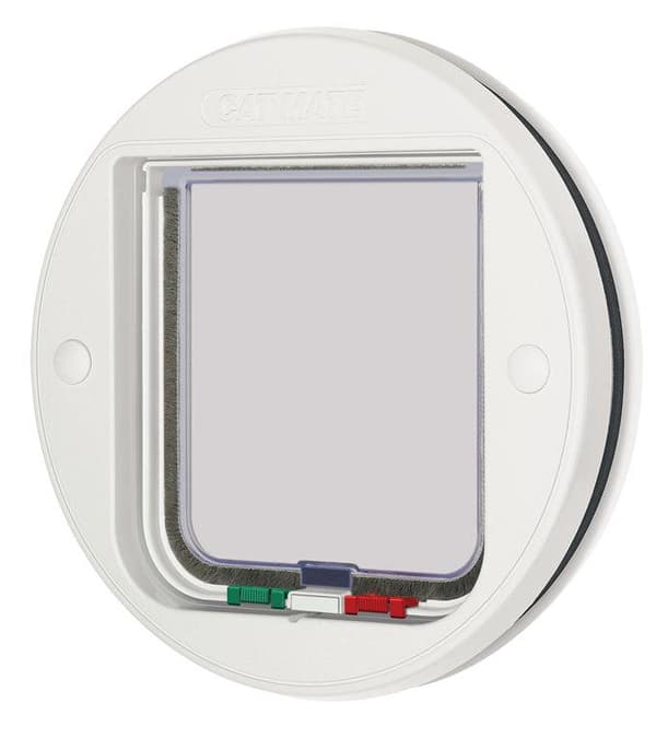 Cat Mate katteklap i glasbeslag – hvid (210W)