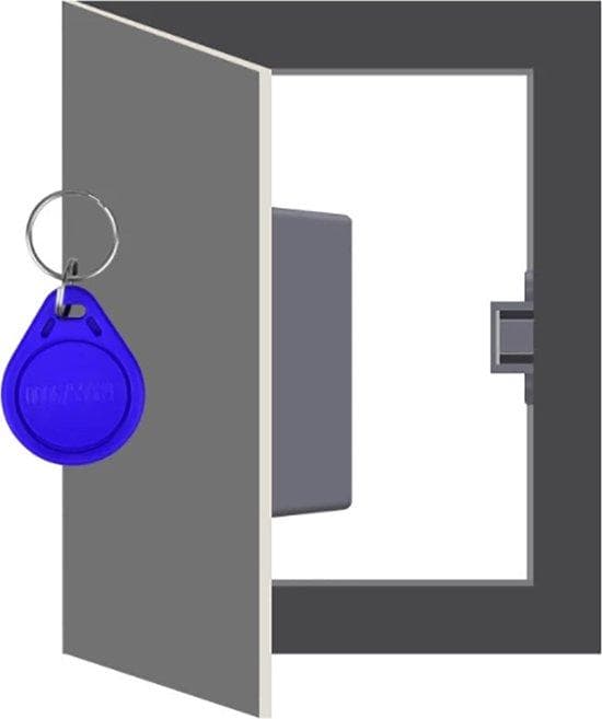 Intelligent Cabinet Lock Sensor System - Cabinet & Lade Security - Ladeslot - Slot fungerar med MAP - Elektroniska lås - 3 kort
