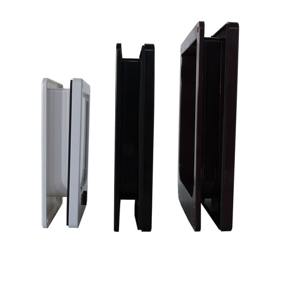 Kattelem 25x29x5,5 cm - Hvid - 4 låsepositioner