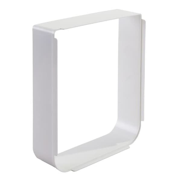 Tunnelförlängning för stor kattlucka med mikrochip - SUREFLAP - Vit - 70 mm + 50 mm