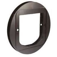 SUREFLAP Monteringsadapter för kattluckor - Ø 285 mm - Brun