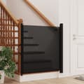 Miniatyrbilde 4 av 10: vidaXL Uttrekkbar kjæledyrport svart 102,5x125 cm