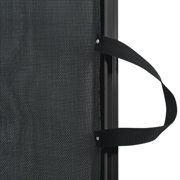 vidaXL Infällbar husdjursgrind svart 117,5x125 cm