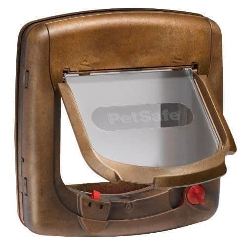 Petsafe 4-positions magnetisk kattlucka (trä)