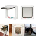 Miniatyrbild 3 av 4: Cat Door Smart Door Husdjur Katt Liten hundlucka Vit M