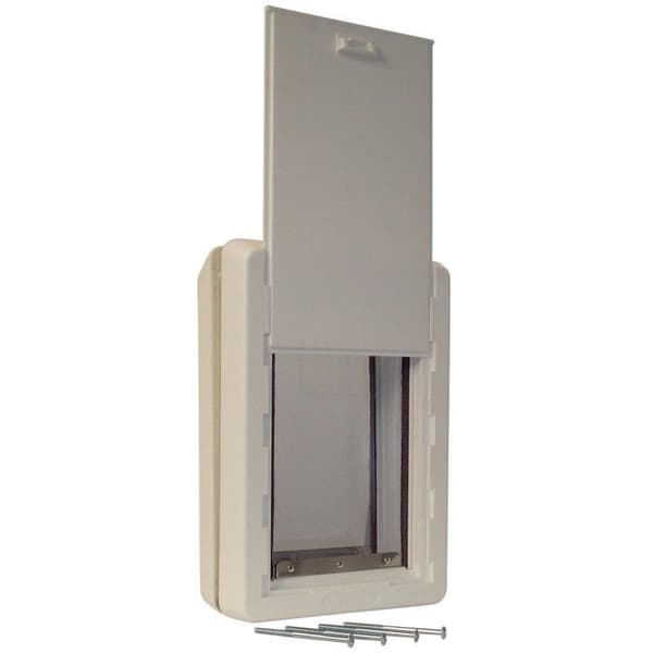 Perfekt husdjur - AWM - All Season Eco-Energy Dog Door, Storlek M 18,4 cm x 33 cm