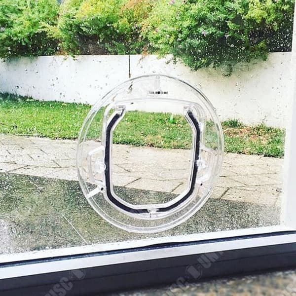 TD® Easy Lock Kattlucka Styv in-/utgångsstängsel för husdjur Heavy Duty Isolering Habitat PC-designkoncept