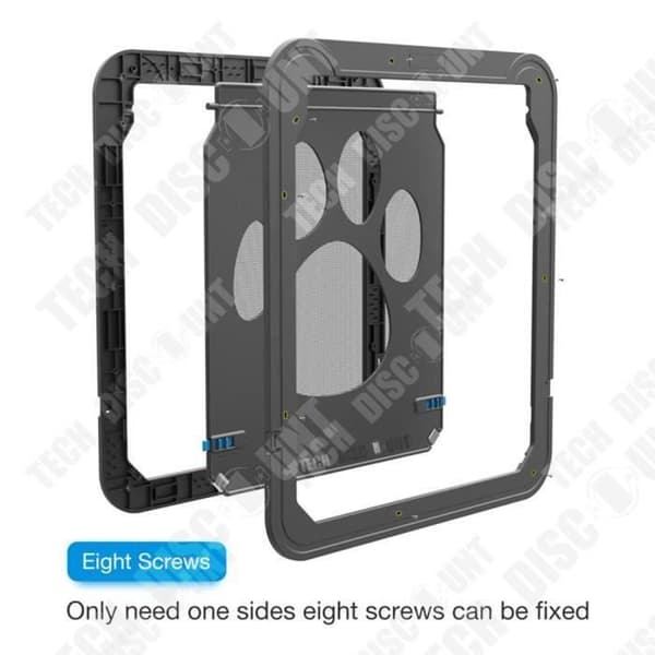 TD® Dog Cat Door Large Medium XL Pet Door Silent Size Indoor Domestic Manual