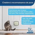 Miniatyrbild 4 av 6: PetSafe 4-vägs magnetisk kattlucka Deluxe 400 vit dörr för hundar, katter 411383