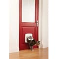 Miniatyrbild 2 av 6: PetSafe 4-vägs magnetisk kattlucka Deluxe 400 vit dörr för hundar, katter 411383