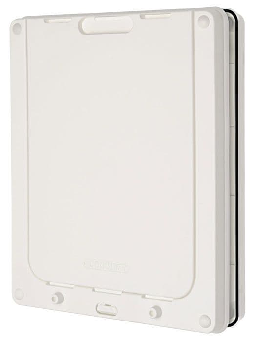 Dog Mate Dog Door, Medium, Vit (215W)