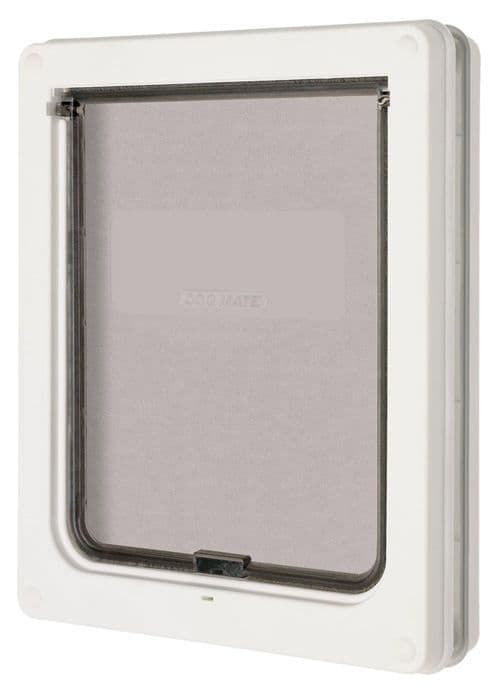 Dog Mate Dog Door, Medium, Vit (215W)