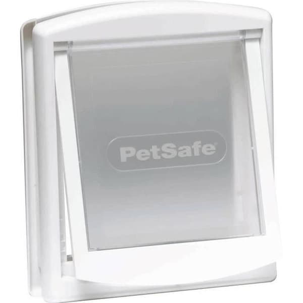 PetSafe Tvåvägsdörr för Hundar 715 Liten Vit Hundlucka 411395