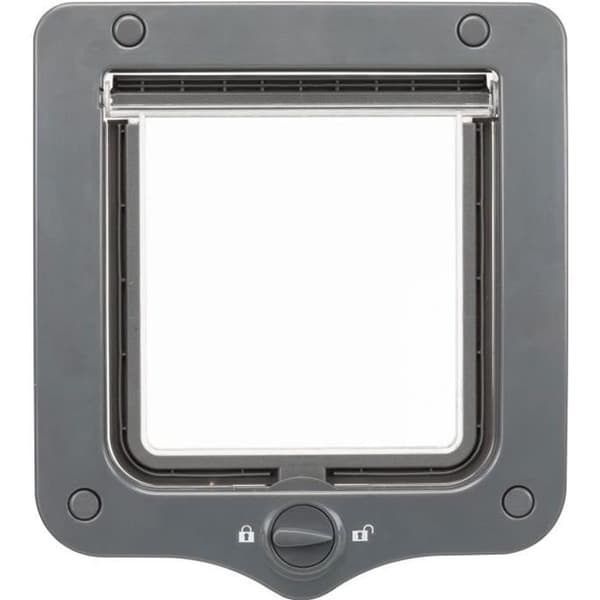 Kattlucka - 2 positioner - 20 × 22 cm - Grå