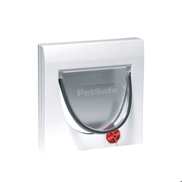 Chatière - PetSafe - Classic Staywell - 4 Låsningslägen - Vit - Väderbeständig