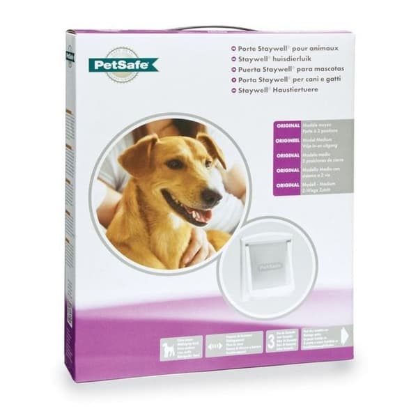 Staywell Hund/Kattdörr - PETSAFE - Vit - Storlek M