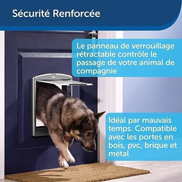 Staywell Hund/Kattdörr - PETSAFE - Vit - Storlek M