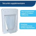 Miniatyrbild 3 av 4: PetSafe SmartDoor Stor flik för hundar med mikrochipdetektion, inkluderar hänghalsband