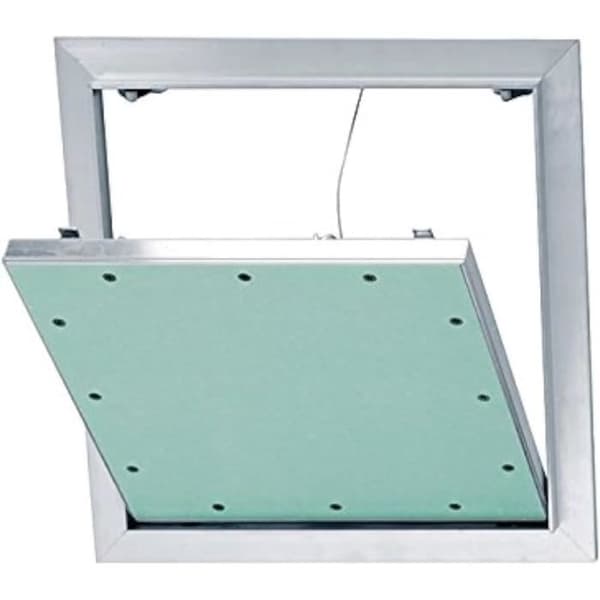 Inspektionslucka - Placoplatre - 400x400mm - Lufttätning - Grön - Inomhus