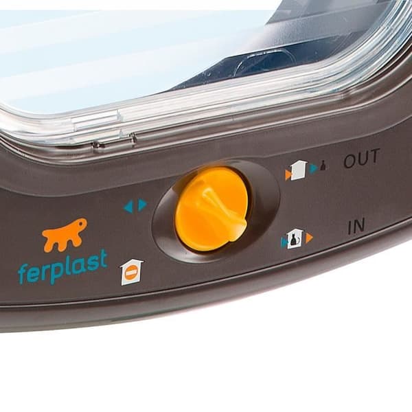 FERPLAST Chatiere plastikgynge - 26,2 x 10,2 x 31,2 cm - brun - til store katte og små hunde